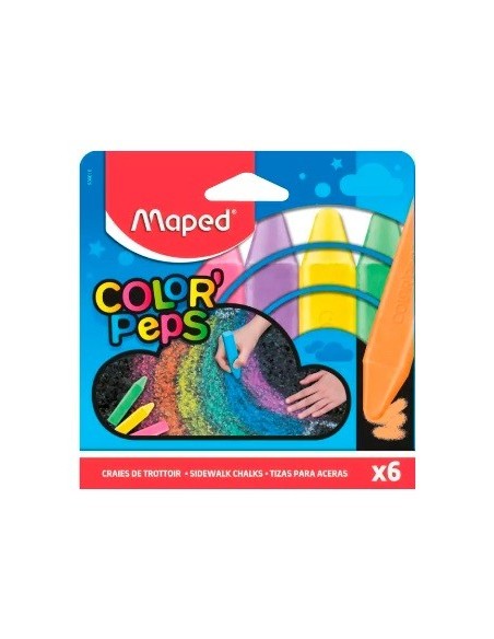 Tiza P/aceras X 6 Unid Pastel 936010 Map01