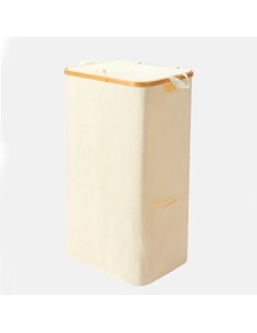Cesto P/ropa Tela Madera Ee50856 Sf01