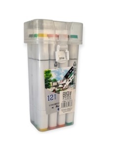 Marcadores X12 Artistico Doble Punta Yw-5273 Ori02 Sf01