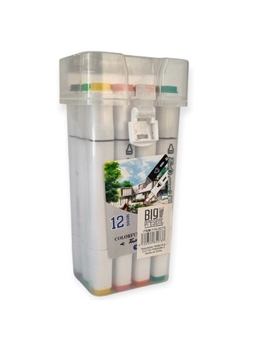 Marcadores X12 Artistico Doble Punta Yw-5273 Ori02 Sf01