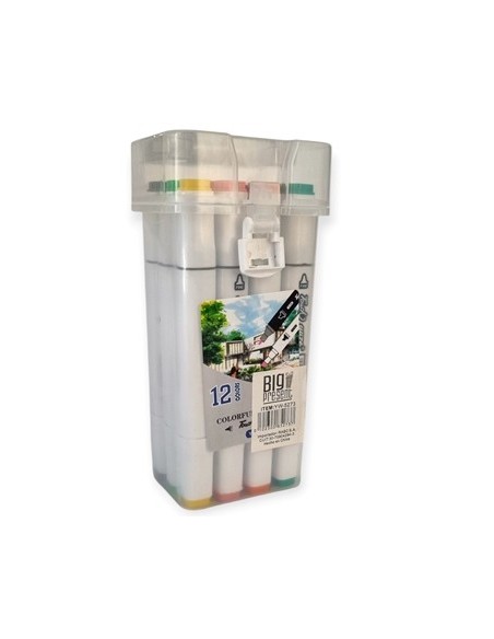 Marcadores X12 Artistico Doble Punta Yw-5273 Ori02 Sf01