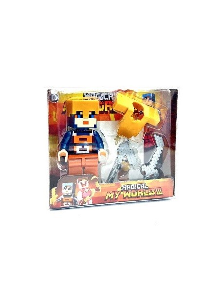 Muneco 10cm Pixelado Guerra Fd40041/fd40042 Fs01