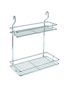 Repisa Cromada 2 Estantes P/barral 1036 Asa01