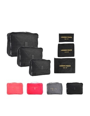 Set X6 Pzas Organizador De Viaje Pierre Cardin Pc3309 Ow01