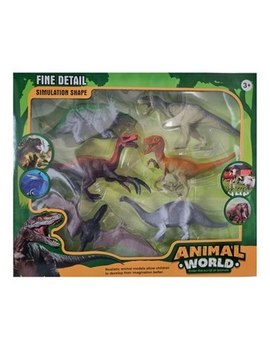 Dinosaurios X6 En Caja Sd16885/sd22749 Pk01