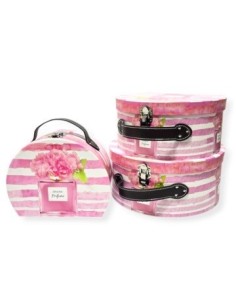 Caja C/manija Cuero 17cm Estampada Gf10132 Ps01