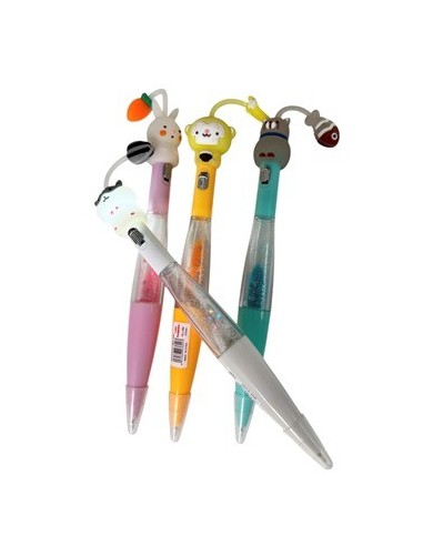 Boligrafo Fantasia C/luz Y Brillantina Hll-062 Col01 (b24)