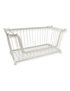 Organizador 30x16cm Metal Bco/ngro 301332/301333 Pcu01