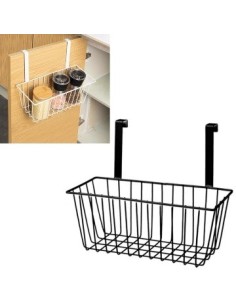 Canasto 26x15x28 P/ Colgar Metal Bco/negro 26x15x28 57915988 Cr02