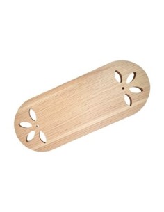 Bandeja 30x12cm Madera Deco C/detalle Et01