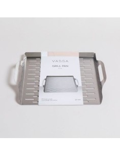 Bandeja 37x30cm De Acero Inox P/parrilla 0119804 Mish02