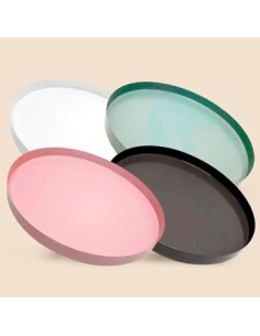 Bandeja De Metal 25cm Colores Pastel Ed-21022 Sf01
