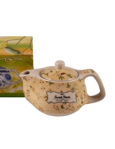 Tetera Porcelana 250cc C/infusor 102058-102023-102012-12022-102057 Dsa01