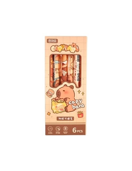 Boligrafo X6 Borrable Capybara Ba-52191 Sf01