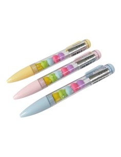 Boligrafo Retractil Jenga Osito C/miniatura C/clip 27714/kk-8067 Col01