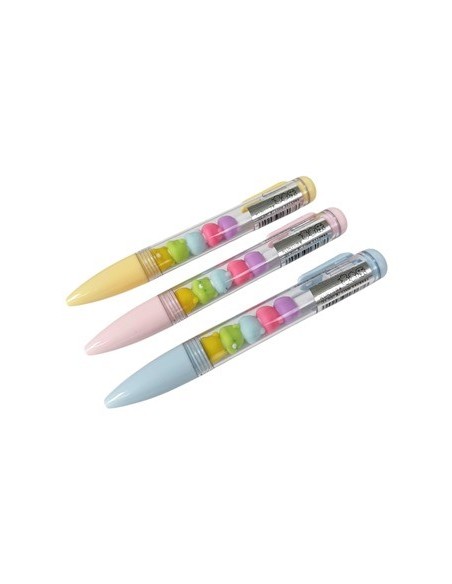 Boligrafo Retractil Jenga Osito C/miniatura C/clip 27714/kk-8067 Col01
