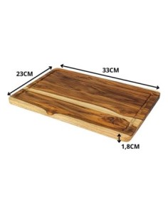 Tabla De Cortar Teca Grand 40x26.5x1.8cm 387.006.m00 (b24) Sao01