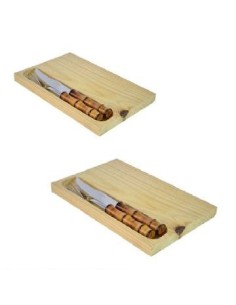 Tabla Madera C/cubiertos Cana 24x18cm 389 Mel01 (p)