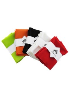 Servilletas X 4 Unid. 36x36 Cm Tusor Color Surt. 4063-99 4055-99 Cook02 Vh01 (b4)7792489463997