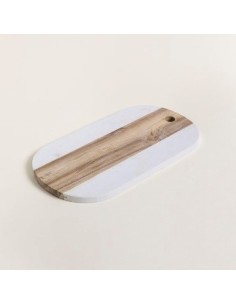 Tabla P/picar 34x19cm Madera-marmol P/quesos 0113820 Mish02