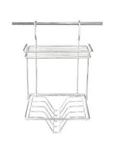 Escurreplatos Cromado 2 Estantes Chico 5065 Asa01