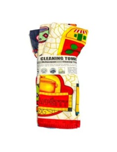 Repasador X 3 Microfibra C/estampado 39x58 C4419 Dec01