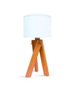 Velador Mesa Nordico Pie Madera Bliss Art05 (m)