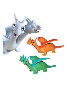 Dragones 2 Cabezas 39cm Latex  Wc-2825/30 Tv01