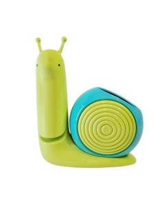 Velador 17cm Led 2 Luces Escritorio Caracol C/porta Lapiz Yw6284 Ori02