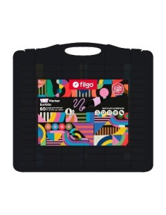 Marcadores X60 Al Agua Tnt Marker En Valija Filgo Tntmkr-ep60-sur Fil01