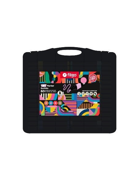 Marcadores X60 Al Agua Tnt Marker En Valija Filgo Tntmkr-ep60-sur Fil01