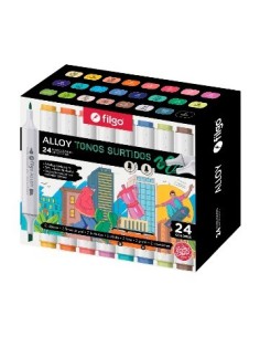 Marcadores X24 Artisticos Doble Punta Alloy Filgo Sur. Allym-em24-sur Fil01