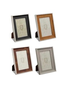 Centro De Mesa F-hoja 40x11cm Madera Natural 2277 Man02