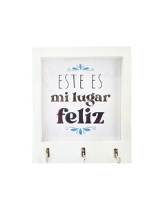 Portallave X3 Ganchos Cuadro C-frases 1240 Decozu