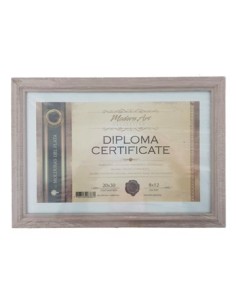 Cuadro P/diploma 20x30 Madera Milano D112 Mdp01 (b24)
