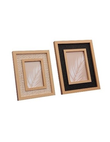 P-f 15x20 Marco Simil Madera C-rattan Rt168 Vgo01