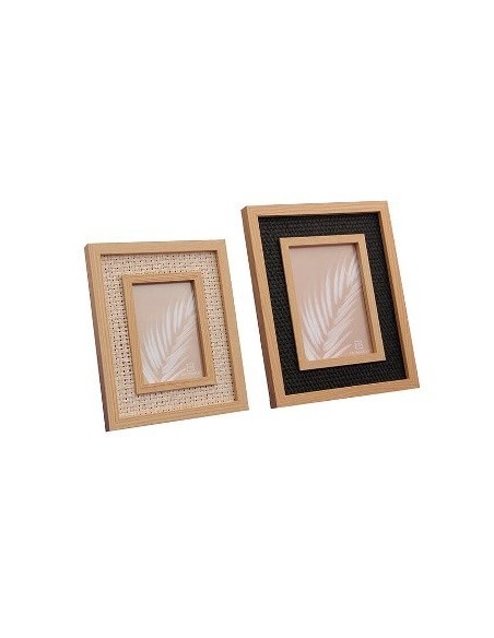 P-f 15x20 Marco Simil Madera C-rattan Rt168 Vgo01