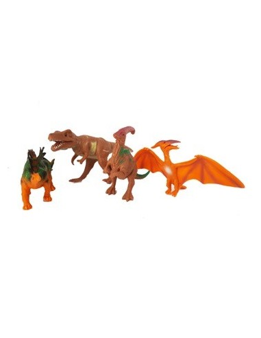 Dinosaurios De Goma 6 Modelos 54954 Seb01