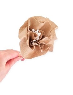 Vara Flor Tela Arpillera Chica Et01