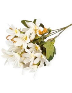 Ramo Mini Lily Bush X5  X33 Cm White Fl37748 Cec03