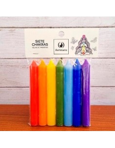Velas X7 En Blister 7 Chakras Parafina 198a Ilum01