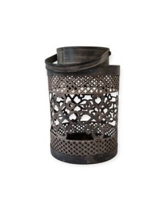 Fanal 19cm Metal Red Gris Jm1950 Mta01