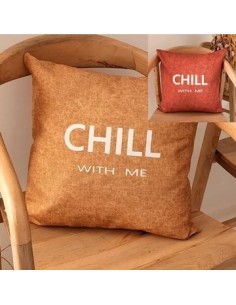 Funda Almohadon 42x42cm Chill Lacre-caramelo 7230108 7230107 Pri02