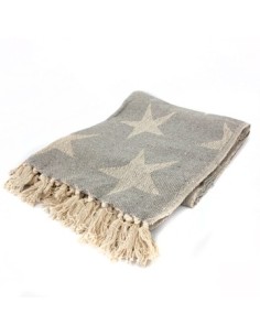 Manta 125x150 Estamp  Estrellas C-flecos M0052 Mf01