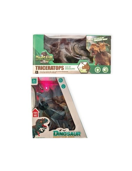 Dinosaurio 20cm C/luz Y Sonido En Caja 19701/02038 Go02