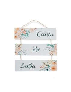 Colgante Madera X3 Frases 2620 Decozu (m)