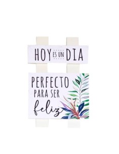 Placa 30x20cm Geo X2 C/frases 2200 Decozu