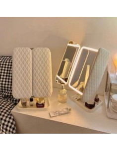 Espejo Led 3 Paneles Usb Caja 4946459e Bar02