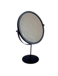 Espejo 19.5x27cm Negro C/pie 25602619 Tal01