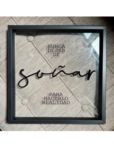 Cuadro 29x29 Decorativo Frases M/color 69024 Sf01